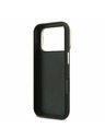 Guess Guess PU Grained 4G Logo Stand Camera Frame Zadnji ovitek za iPhone 17 Pro Black