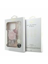 Guess Guess IML Flowers Strap MagSafe Zadnji ovitek za iPhone 17 Pro Pink