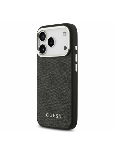Guess Guess 4G MagSafe Zadnji ovitek za iPhone 17 Pro Black