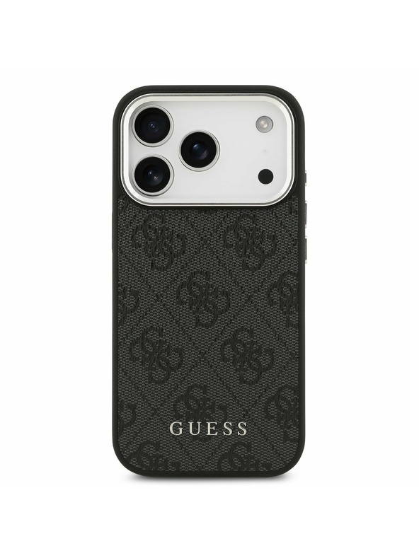 Guess Guess 4G MagSafe Zadnji ovitek za iPhone 17 Pro Black
