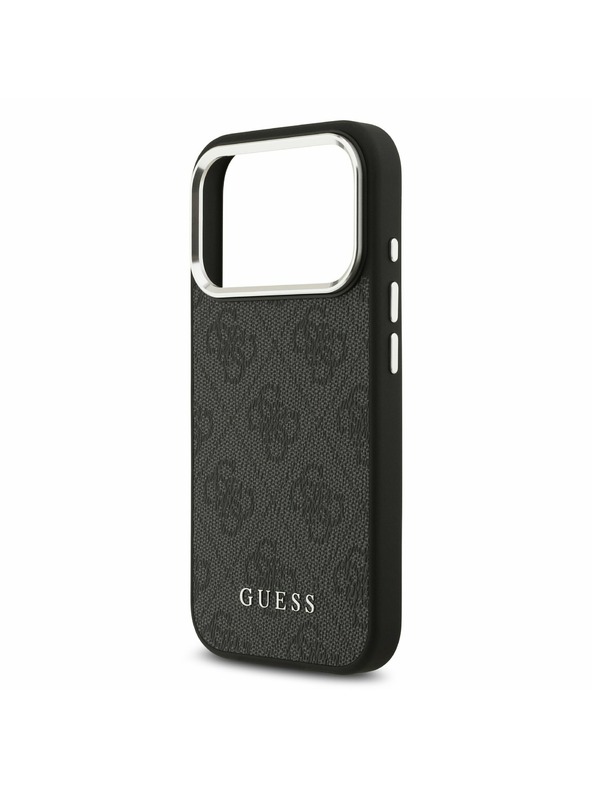 Guess Guess 4G MagSafe Zadnji ovitek za iPhone 17 Pro Black