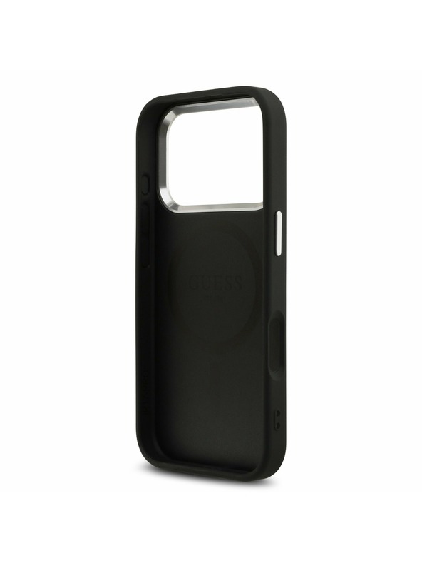 Guess Guess 4G MagSafe Zadnji ovitek za iPhone 17 Pro Black