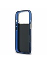 Guess Guess IML 4G Script Metal Logo Zadnji ovitek za iPhone 17 Pro Blue