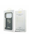 Guess Guess IML 4G Script Metal Logo Zadnji ovitek za iPhone 17 Pro Blue