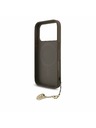 Guess Guess 4G Charm MagSafe Zadnji ovitek za iPhone 17 Pro Tone on Tone Brown