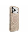 Guess Guess IML Flowers Allover Strap MagSafe Zadnji ovitek za iPhone 17 Pro Pink