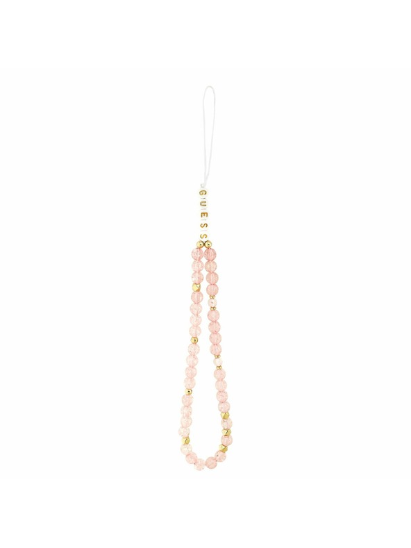 Guess Guess IML Flowers Allover Strap MagSafe Zadnji ovitek za iPhone 17 Pro Pink