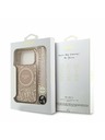 Guess Guess IML Flowers Allover Strap MagSafe Zadnji ovitek za iPhone 17 Pro Pink