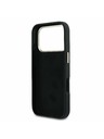 Guess Guess PU Resin Logo Zadnji ovitek za iPhone 17 Pro Black
