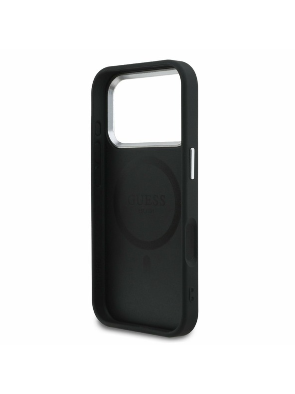 Guess Guess PU Saffiano MagSafe Zadnji ovitek za iPhone 17 Pro Black