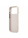 Guess Guess PU Grained 4G Logo Stand Camera Frame Zadnji ovitek za iPhone 17 Pro Pink
