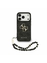 Guess Guess PU 4G Metal Logo Strap Zadnji Ovitek za iPhone 17 Pro Black