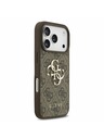Guess Guess PU 4G Metal Logo Zadnji Ovitek za iPhone 17 Pro Brown