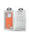 Karl Lagerfeld Karl Lagerfeld PU Karl and Choupette Heads Pins MagSafe Zadnji Ovitek za iPhone 17 Pro Orange