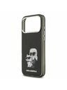 Karl Lagerfeld Karl Lagerfeld IML Aquarelle Karl and Choupette Zadnji Ovitek za iPhone 17 Pro Black