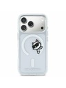 Karl Lagerfeld Karl Lagerfeld IML Choupette Peekaboo MagSafe Zadnji Ovitek za iPhone 17 Pro Transparent