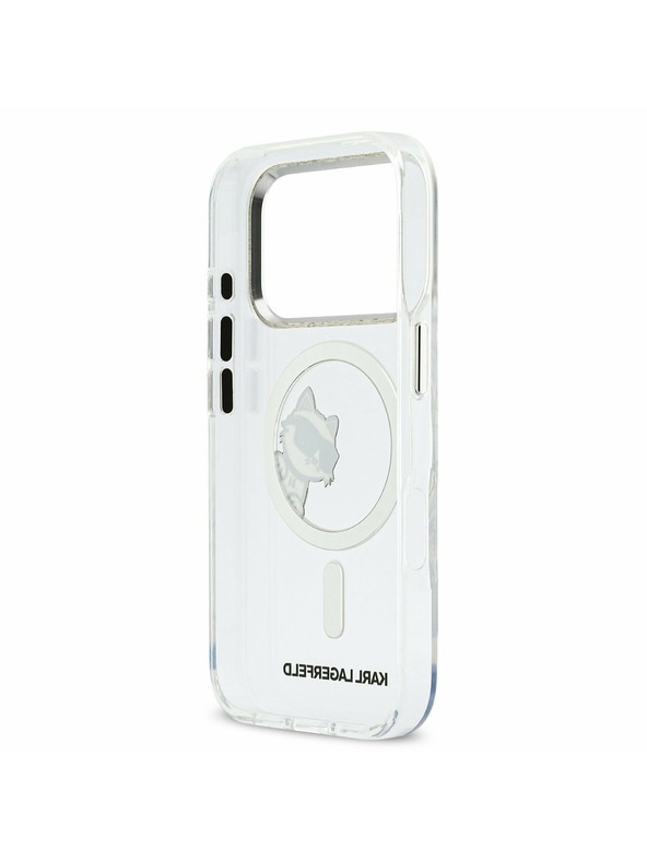 Karl Lagerfeld Karl Lagerfeld IML Choupette Peekaboo MagSafe Zadnji Ovitek za iPhone 17 Pro Transparent
