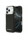Karl Lagerfeld Karl Lagerfeld Grained PU Repeated Logo MagSafe Zadnji Ovitek za iPhone 17 Pro Black