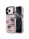 Karl Lagerfeld Karl Lagerfeld IML Multi K&CH Heads Zadnji Ovitek za iPhone 17 Pro Pink