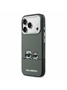 Karl Lagerfeld Karl Lagerfeld IML K&CH Heads Logo MagSafe Zadnji Ovitek za iPhone 17 Pro Black