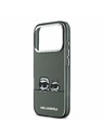 Karl Lagerfeld Karl Lagerfeld IML K&CH Heads Logo MagSafe Zadnji Ovitek za iPhone 17 Pro Black