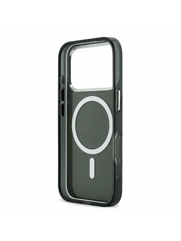 Karl Lagerfeld Karl Lagerfeld IML K&CH Heads Logo MagSafe Zadnji Ovitek za iPhone 17 Pro Black