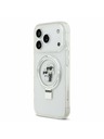 Karl Lagerfeld Karl Lagerfeld Ringstand Karl and Choupette MagSafe Zadnji Ovitek za iPhone 17 Pro White