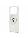 Karl Lagerfeld Karl Lagerfeld Ringstand Karl and Choupette MagSafe Zadnji Ovitek za iPhone 17 Pro White