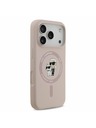Karl Lagerfeld Karl Lagerfeld Liquid Silicone Karl and Choupette MagSafe Zadnji Ovitek za iPhone 17 Pro Pink