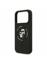 Karl Lagerfeld Karl Lagerfeld Liquid Silicone Karl and Choupette MagSafe Zadnji Ovitek za iPhone 17 Pro Black
