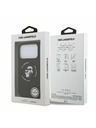 Karl Lagerfeld Karl Lagerfeld Liquid Silicone Karl and Choupette MagSafe Zadnji Ovitek za iPhone 17 Pro Black