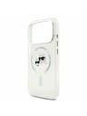 Karl Lagerfeld Karl Lagerfeld IML K&CH Heads Metal Frame MagSafe Zadnji Pokrov za iPhone 17 Pro Transparent