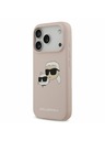 Karl Lagerfeld Karl Lagerfeld Liquid Silicone Double Heads MagSafe Zadnji Pokrov za iPhone 17 Pro Pink
