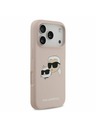 Karl Lagerfeld Karl Lagerfeld Liquid Silicone Double Heads MagSafe Zadnji Pokrov za iPhone 17 Pro Pink