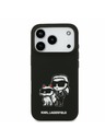 Karl Lagerfeld Karl Lagerfeld Liquid Silicone K&CH Sketch MagSafe Zadnji Pokrov za iPhone 17 Pro Black
