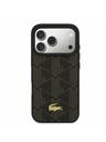 Lacoste Lacoste PVC Blend MagSafe Zadnji Pokrov + Denarnica za iPhone 17 Pro Brown