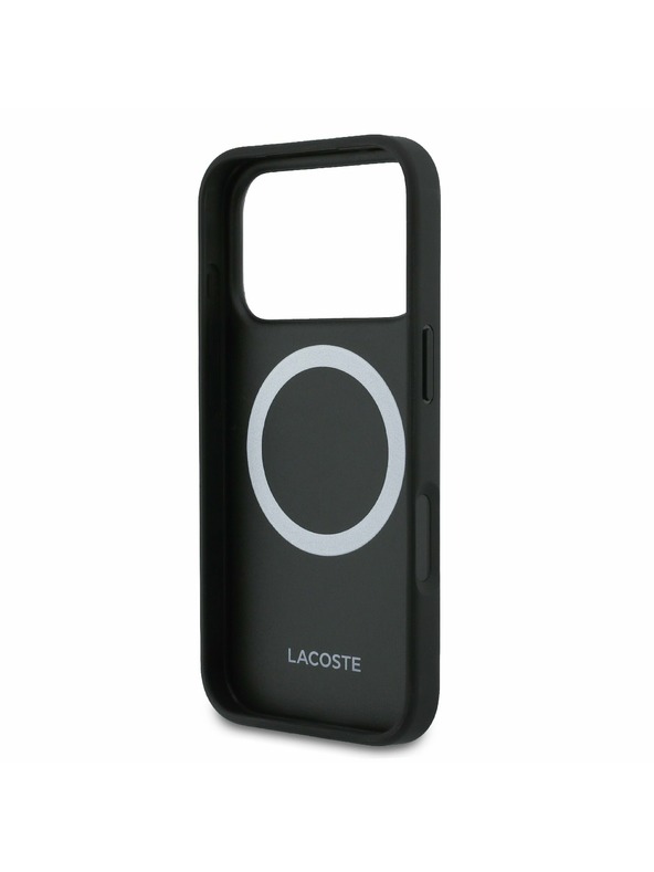 Lacoste Lacoste PVC Blend MagSafe Zadnji Pokrov + Denarnica za iPhone 17 Pro Brown