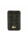 Lacoste Lacoste PVC Blend MagSafe Zadnji Pokrov + Denarnica za iPhone 17 Pro Brown