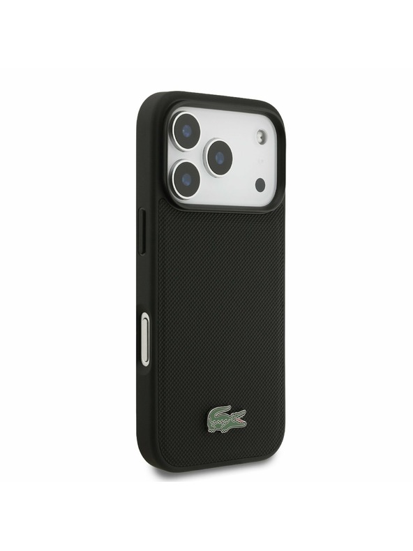 Lacoste Lacoste Iconic Petit Pique MagSafe Zadnji Pokrov + Denarnica za iPhone 17 Pro Black