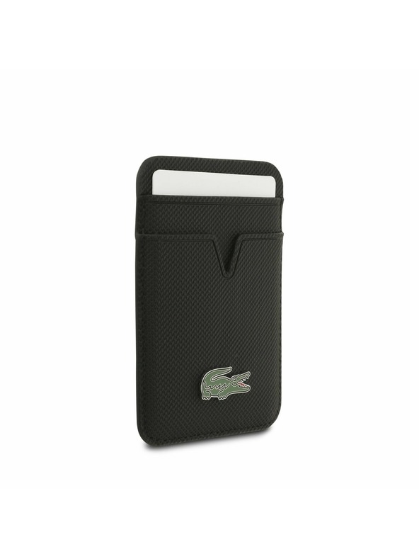 Lacoste Lacoste Iconic Petit Pique MagSafe Zadnji Pokrov + Denarnica za iPhone 17 Pro Black