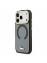 Lacoste Lacoste PC/TPU Frosted Finish Gold Logo MagSafe Zadnji Pokrov za iPhone 17 Pro Black
