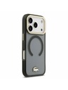 Lacoste Lacoste PC/TPU Frosted Finish Gold Logo MagSafe Zadnji Pokrov za iPhone 17 Pro Black