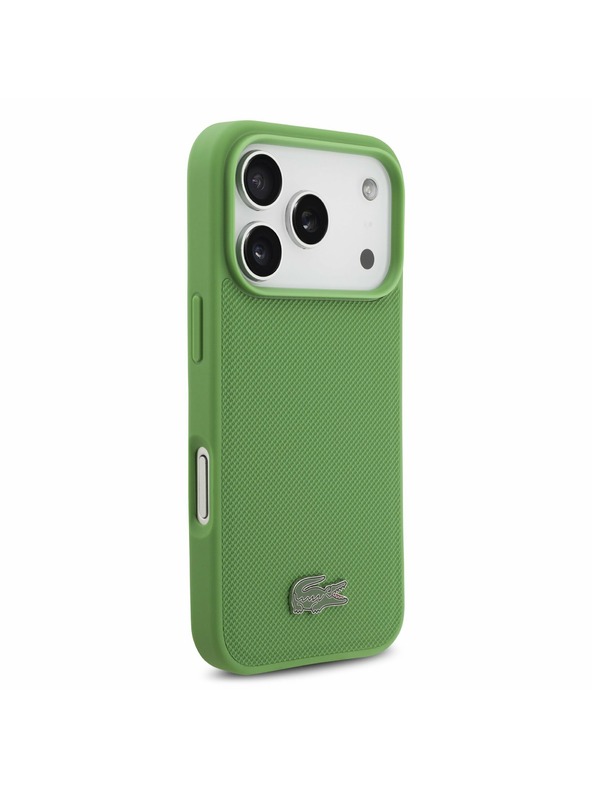Lacoste Lacoste Iconic Petit Pique MagSafe Zadnji Pokrov + Denarnica za iPhone 17 Pro Green