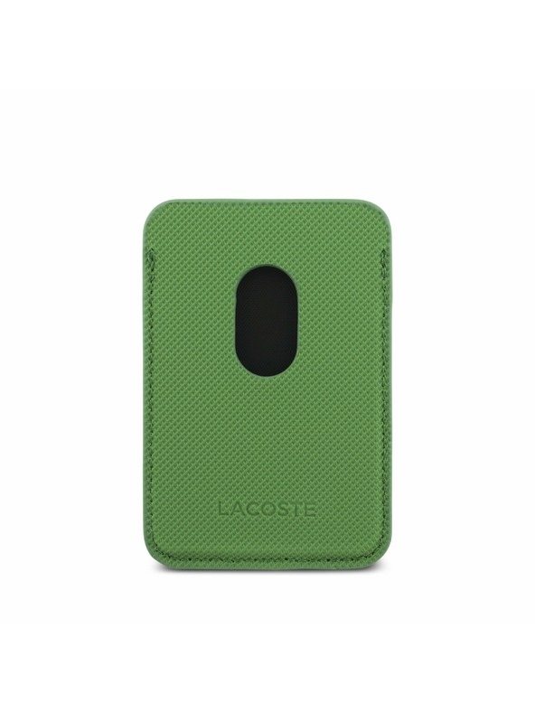 Lacoste Lacoste Iconic Petit Pique MagSafe Zadnji Pokrov + Denarnica za iPhone 17 Pro Green