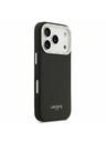 Lacoste Lacoste PU Leather Champs Elysees MagSafe Zadnji Pokrov za iPhone 17 Pro Black