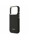 Lacoste Lacoste PU Leather Champs Elysees MagSafe Zadnji Pokrov za iPhone 17 Pro Black