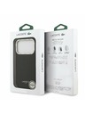 Lacoste Lacoste PU Leather Champs Elysees MagSafe Zadnji Pokrov za iPhone 17 Pro Black