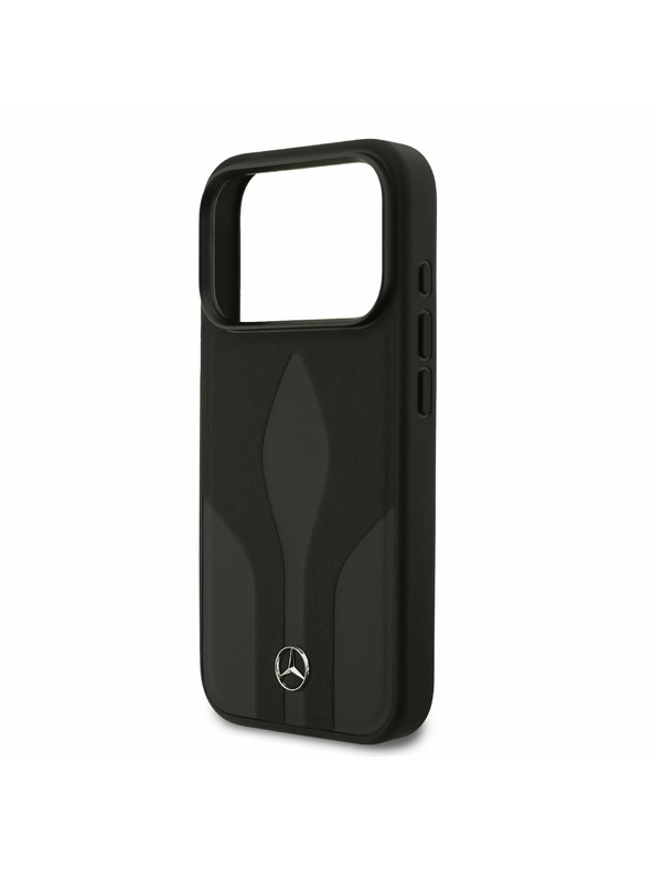 Mercedes Mercedes Leather The Move MagSafe Zadnji Pokrov za iPhone 17 Pro Black