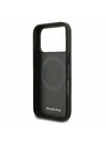 Mercedes Mercedes Leather The Move MagSafe Zadnji Pokrov za iPhone 17 Pro Black