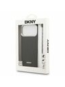 DKNY DKNY PU Leather Metal Logo Wrist Chain MagSafe Zadnji Pokrov za iPhone 17 Pro Max Black